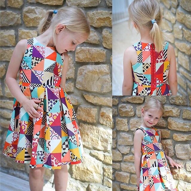 #❤️mingoandgrace #blakedress de #mingoandgrace. #jecoudspourmafille #sewingpattern #sewing #pdfpattern : @bysawadee
