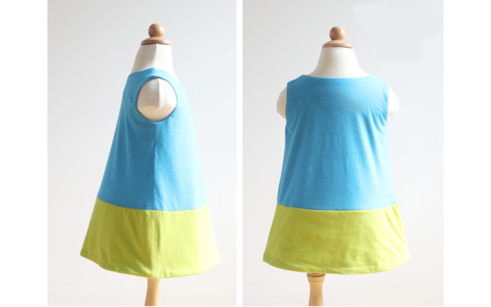 Color Block Shift Dress + Free Pattern